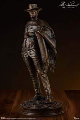 THE MAN WITH NO NAME (FAUX BRONZE) – EL BUENO, EL FEO Y EL MALO – STATUE – 39CM – SIDESHOW COLLECTIBLES