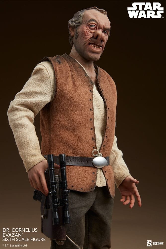 DOCTOR CORNELIUS EVAZAN 1/6 - STAR WARS EPISODE IV SCUM & VILLAINY - SIDESHOW COLLECTIBLES - Imagen 10