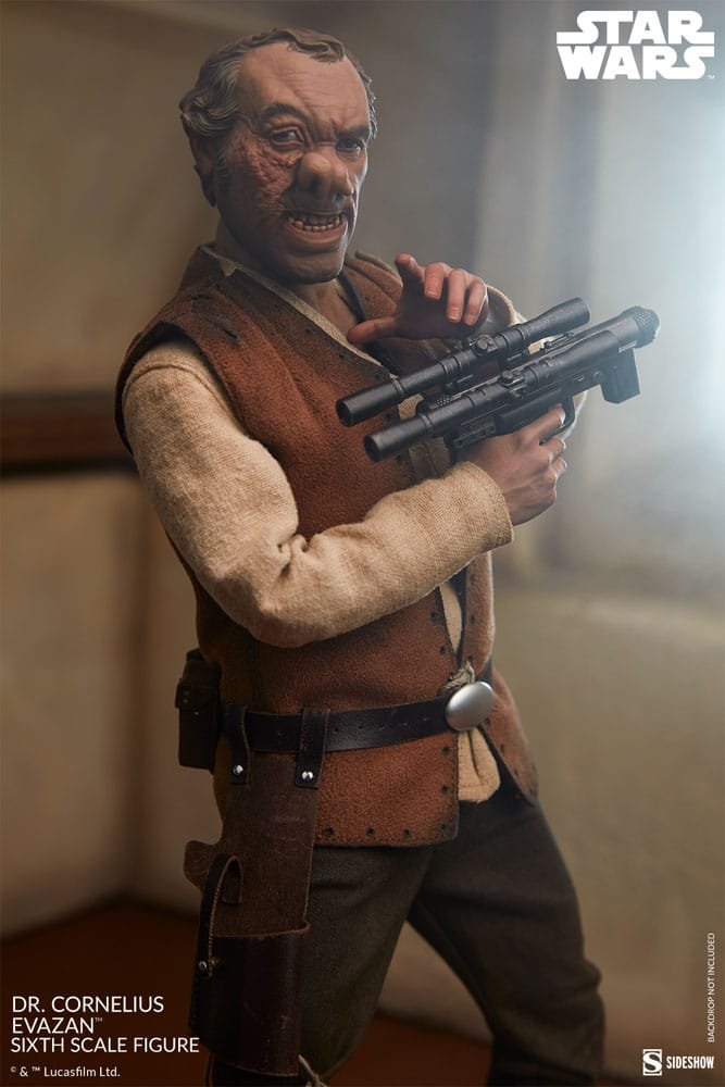 DOCTOR CORNELIUS EVAZAN 1/6 - STAR WARS EPISODE IV SCUM & VILLAINY - SIDESHOW COLLECTIBLES - Imagen 3