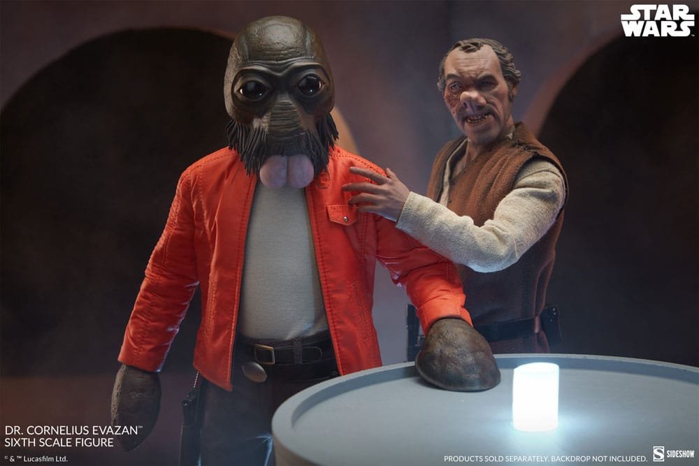 DOCTOR CORNELIUS EVAZAN 1/6 - STAR WARS EPISODE IV SCUM & VILLAINY - SIDESHOW COLLECTIBLES - Imagen 5