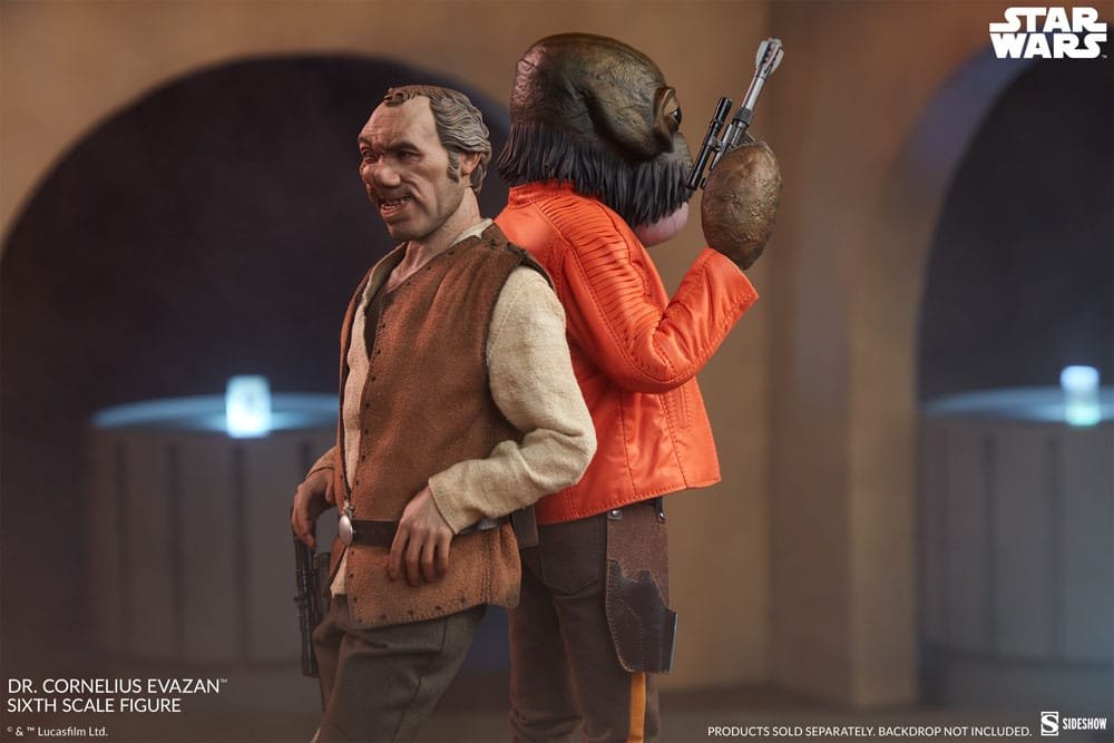DOCTOR CORNELIUS EVAZAN 1/6 - STAR WARS EPISODE IV SCUM & VILLAINY - SIDESHOW COLLECTIBLES - Imagen 7