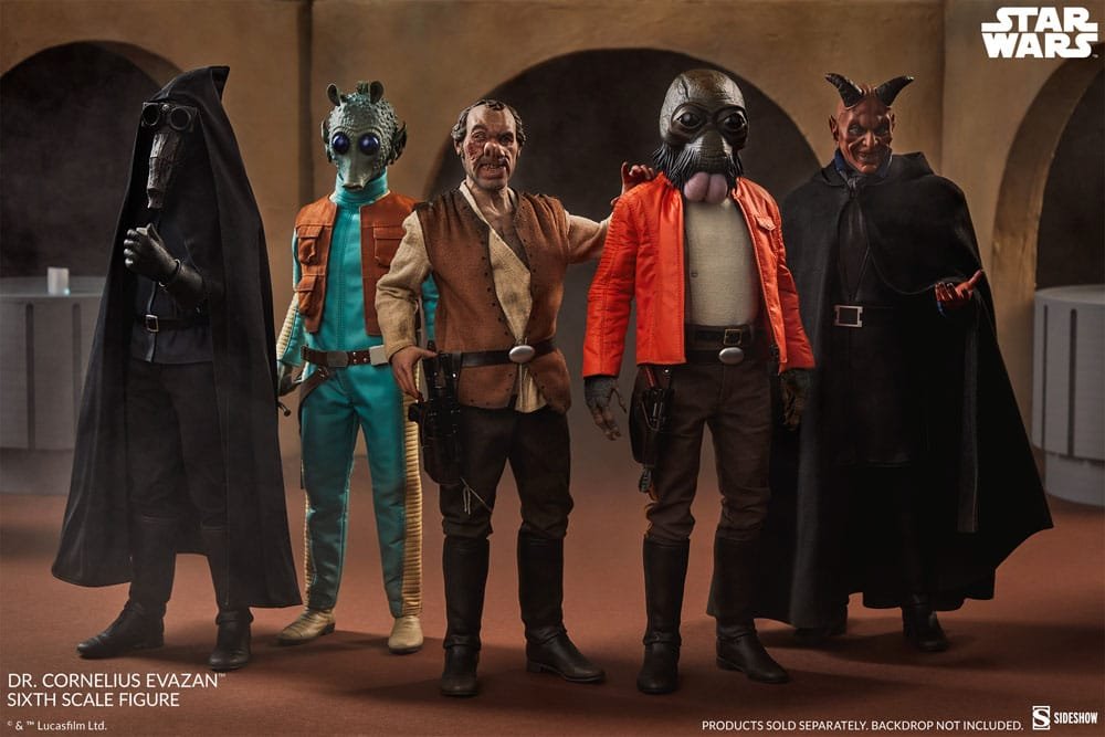 DOCTOR CORNELIUS EVAZAN 1/6 - STAR WARS EPISODE IV SCUM & VILLAINY - SIDESHOW COLLECTIBLES - Imagen 9