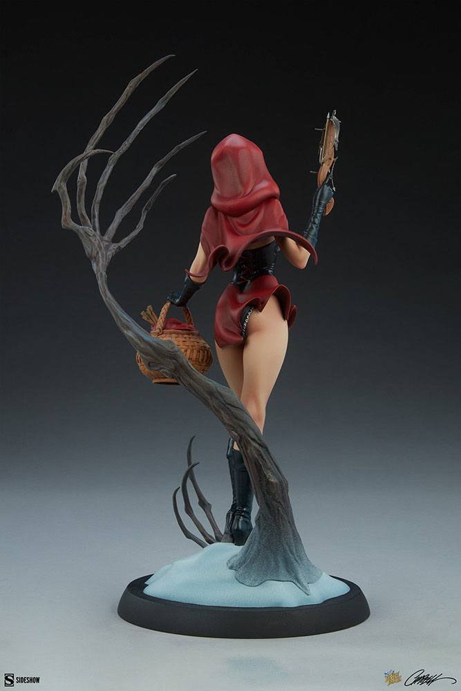 RED RIDING HOOD - FAIRYTALE FANTASIES COLLECTION - STATUE 48 CM - SIDESHOW COLLECTIBLES - Imagen 10