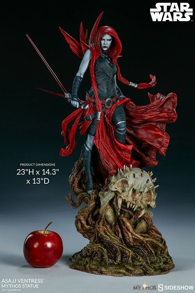 MYTHOS ASAJJ VENTRESS - STAR WARS - STATUE - SIDESHOW COLLECTIBLES - Imagen 3