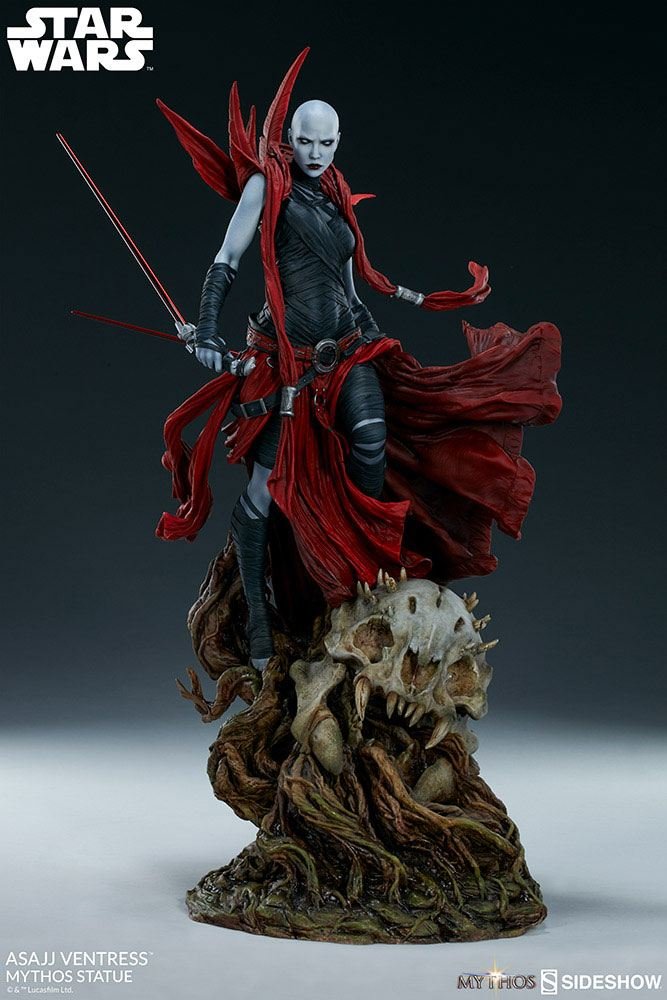 MYTHOS ASAJJ VENTRESS - STAR WARS - STATUE - SIDESHOW COLLECTIBLES - Imagen 4