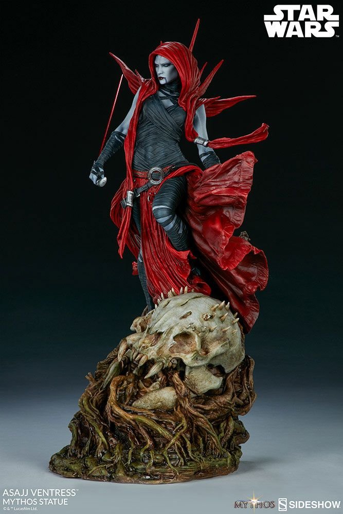 MYTHOS ASAJJ VENTRESS - STAR WARS - STATUE - SIDESHOW COLLECTIBLES - Imagen 5
