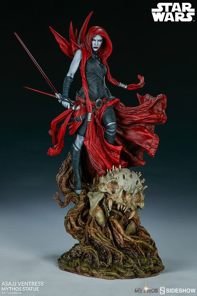 MYTHOS ASAJJ VENTRESS - STAR WARS - STATUE - SIDESHOW COLLECTIBLES - Imagen 7