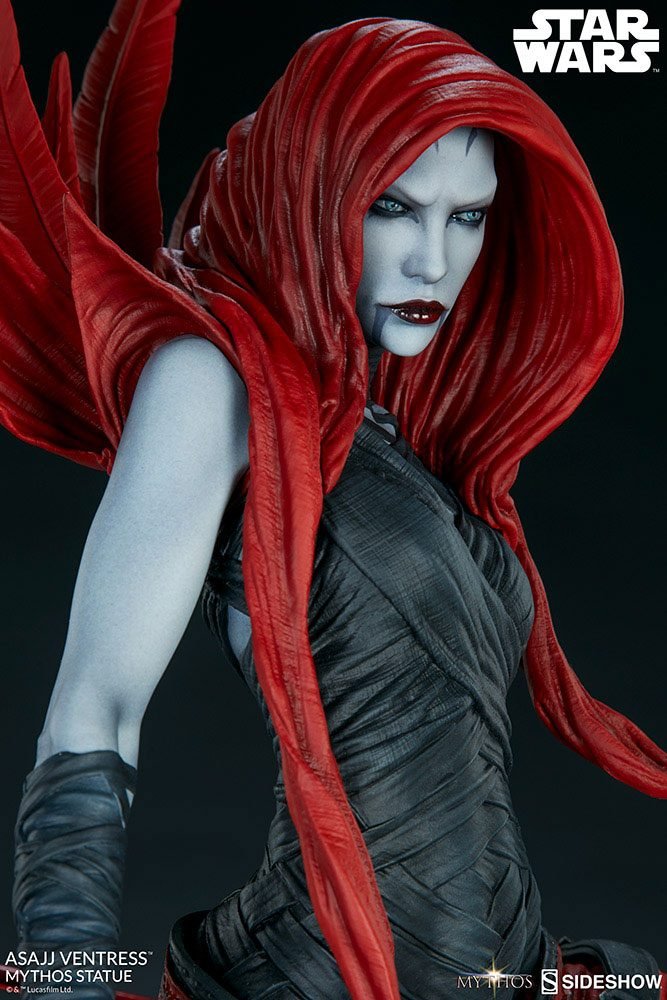 MYTHOS ASAJJ VENTRESS - STAR WARS - STATUE - SIDESHOW COLLECTIBLES - Imagen 8