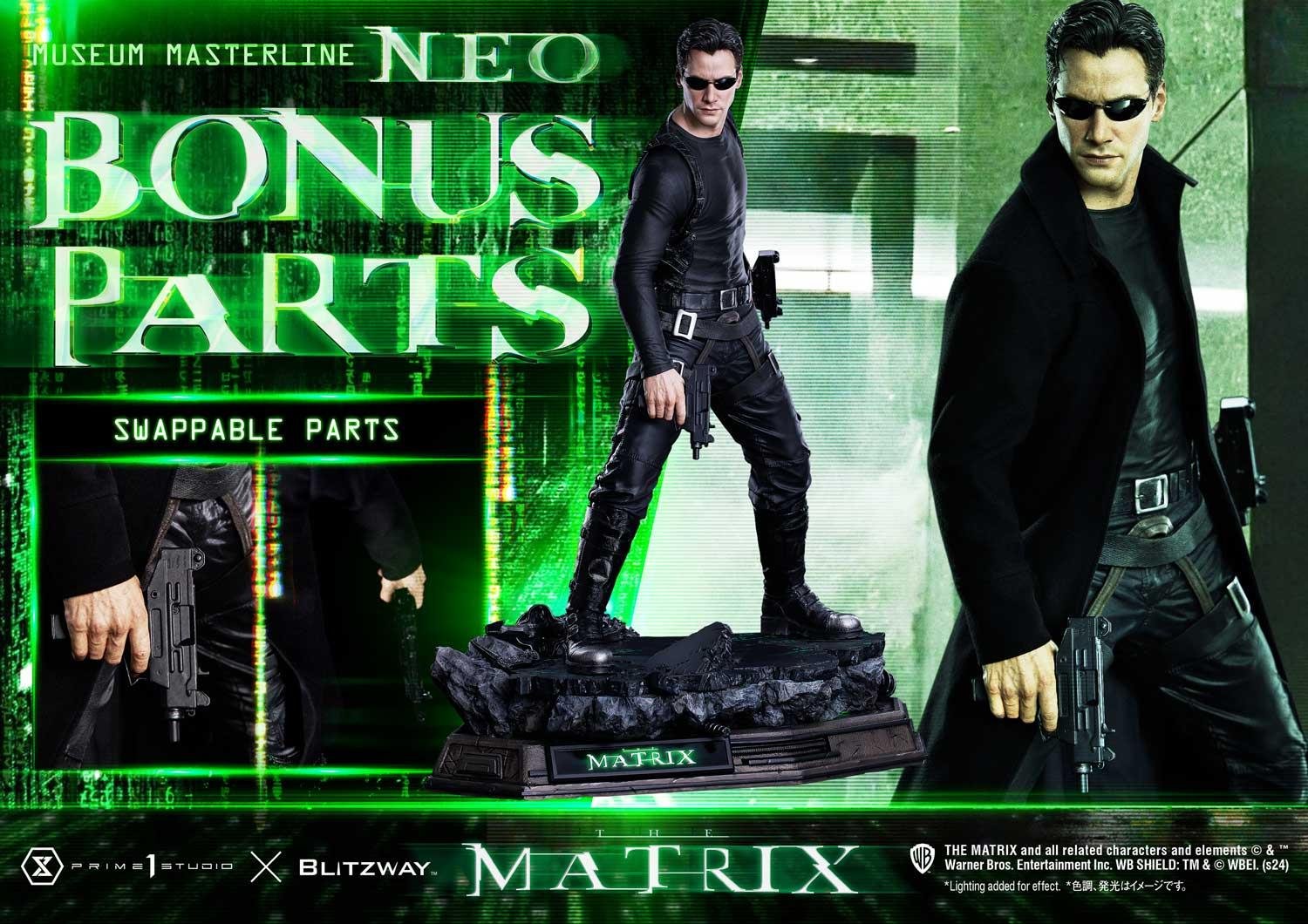 NEO BONUS VERSION - THE MATRIX (FILM) - MUSEUM MASTERLINE - 71 CM - PRIME 1 STUDIO