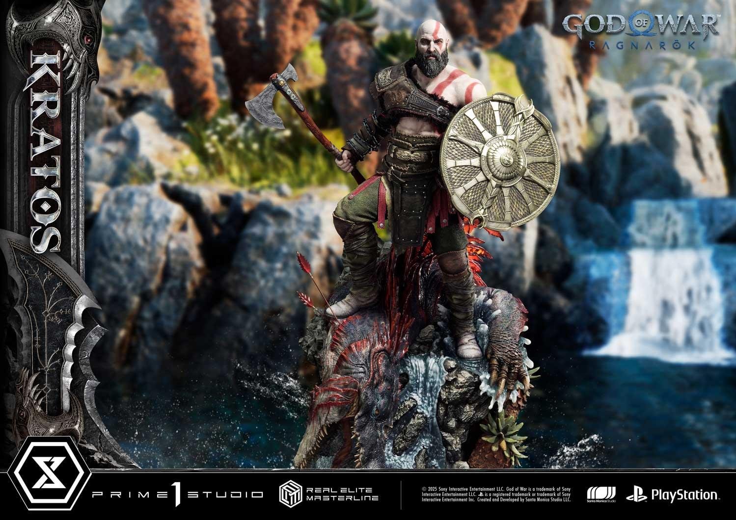 KRATOS - GOD OF WAR: RAGNAROK - REAL ELITE MASTERLINE - 95 CM - PRIME 1 STUDIO