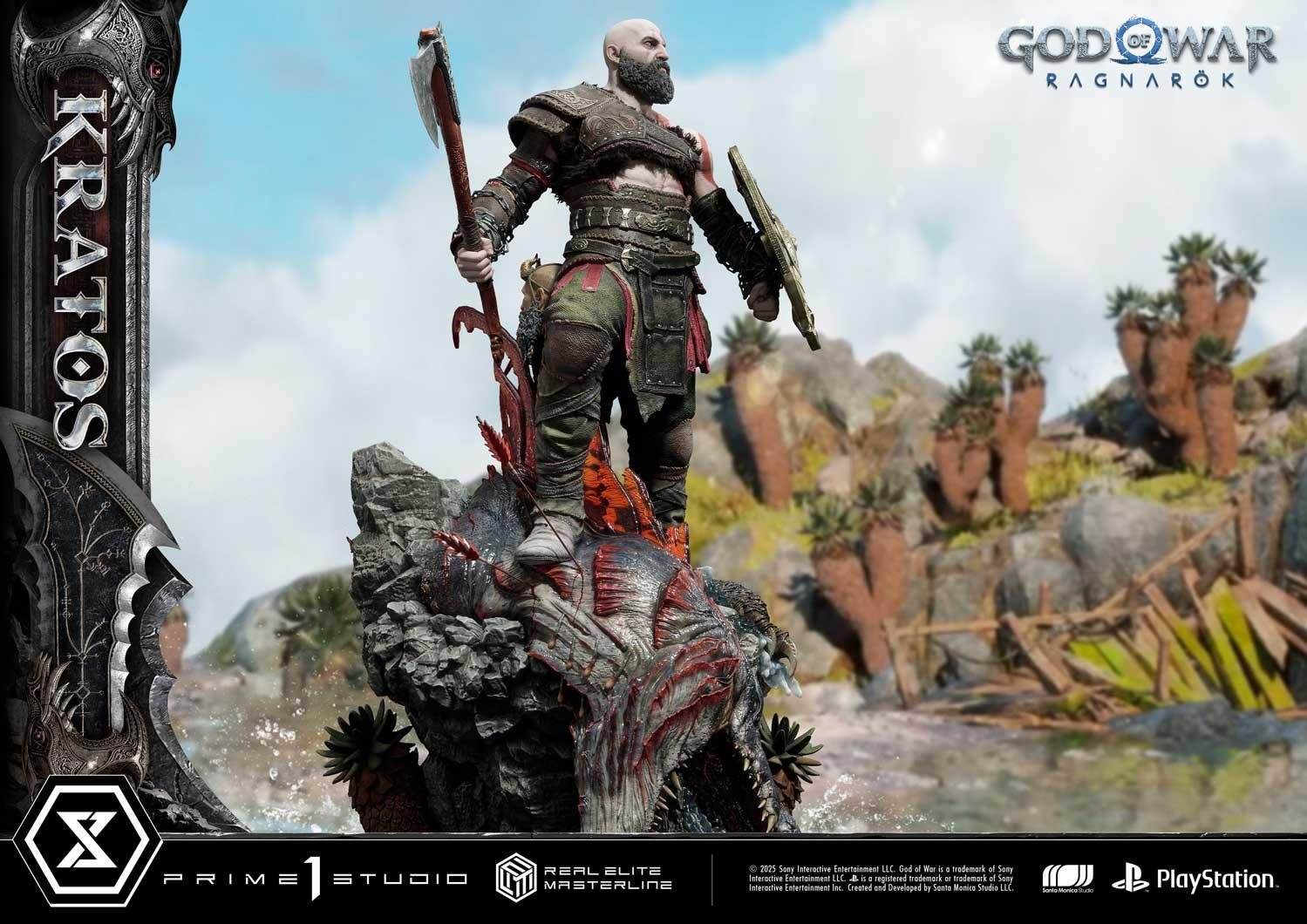 KRATOS - GOD OF WAR: RAGNAROK - REAL ELITE MASTERLINE - 95 CM - PRIME 1 STUDIO