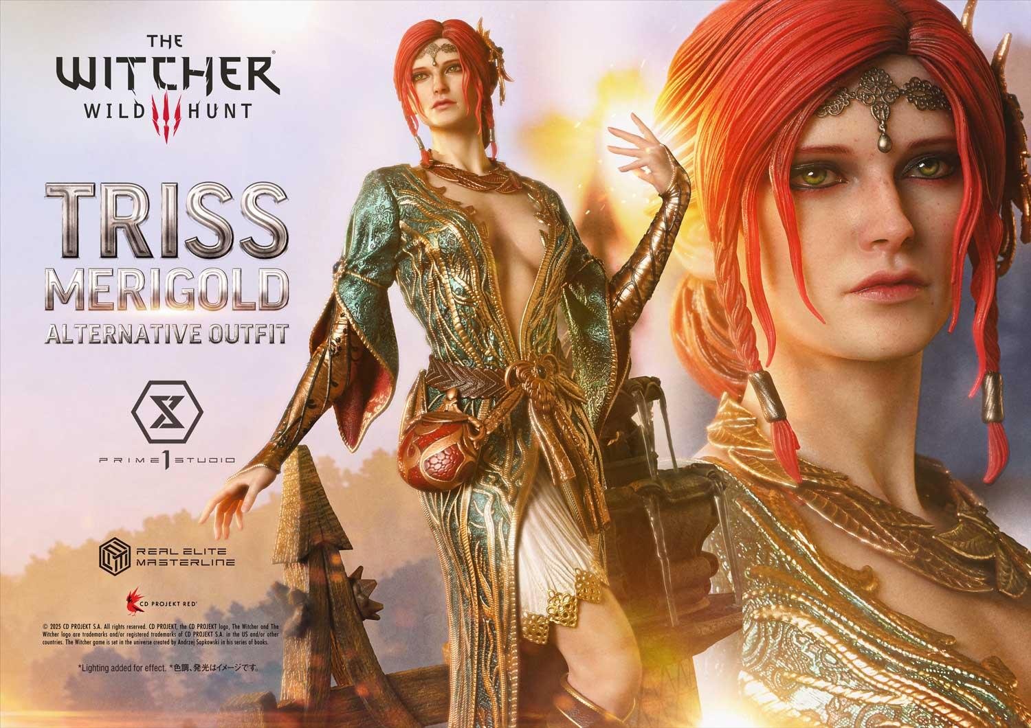 TRISS MERIGOLD ALTERNATIVE OUTFIT - THE WITCHER 3: WILD HUNT - REAL ELITE MASTERLINE - 52 CM - PRIME 1 STUDIO