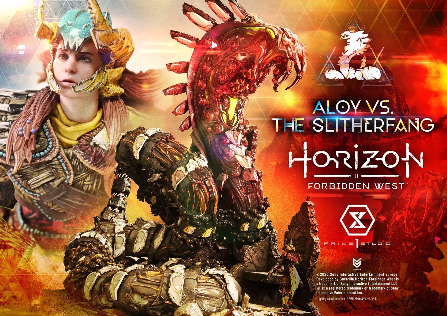 ALOY VS. THE SLITHERFANG BONUS VERSION - HORIZON FORBIDDEN WEST - ULTIMATE DIORAMA MASTERLINE - 82 CM - PRIME 1 STUDIO