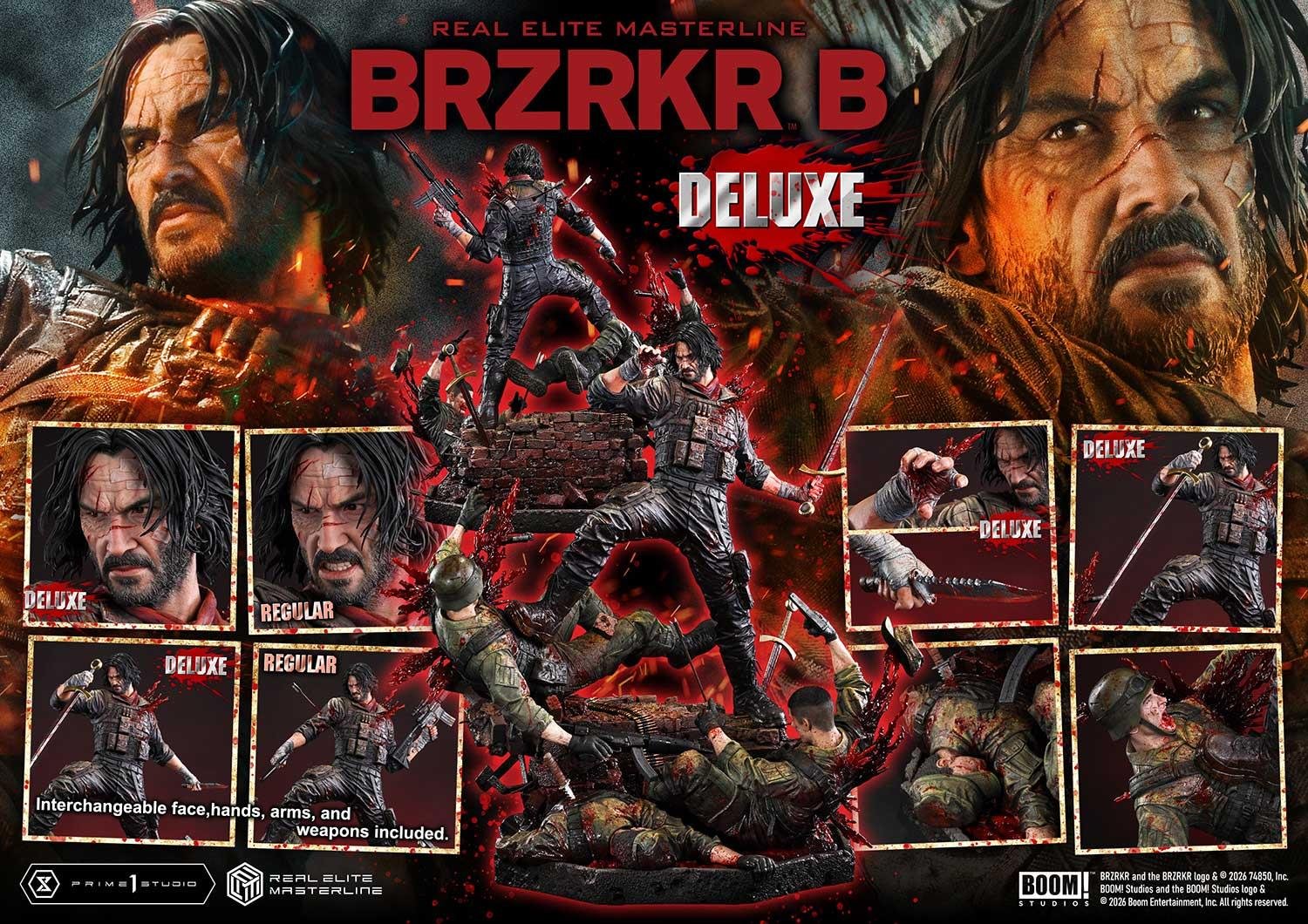 BRZRKR B DELUXE VERSION - REAL ELITE MASTERLINE - 69CM - PRIME 1 STUDIO - Imagen 3