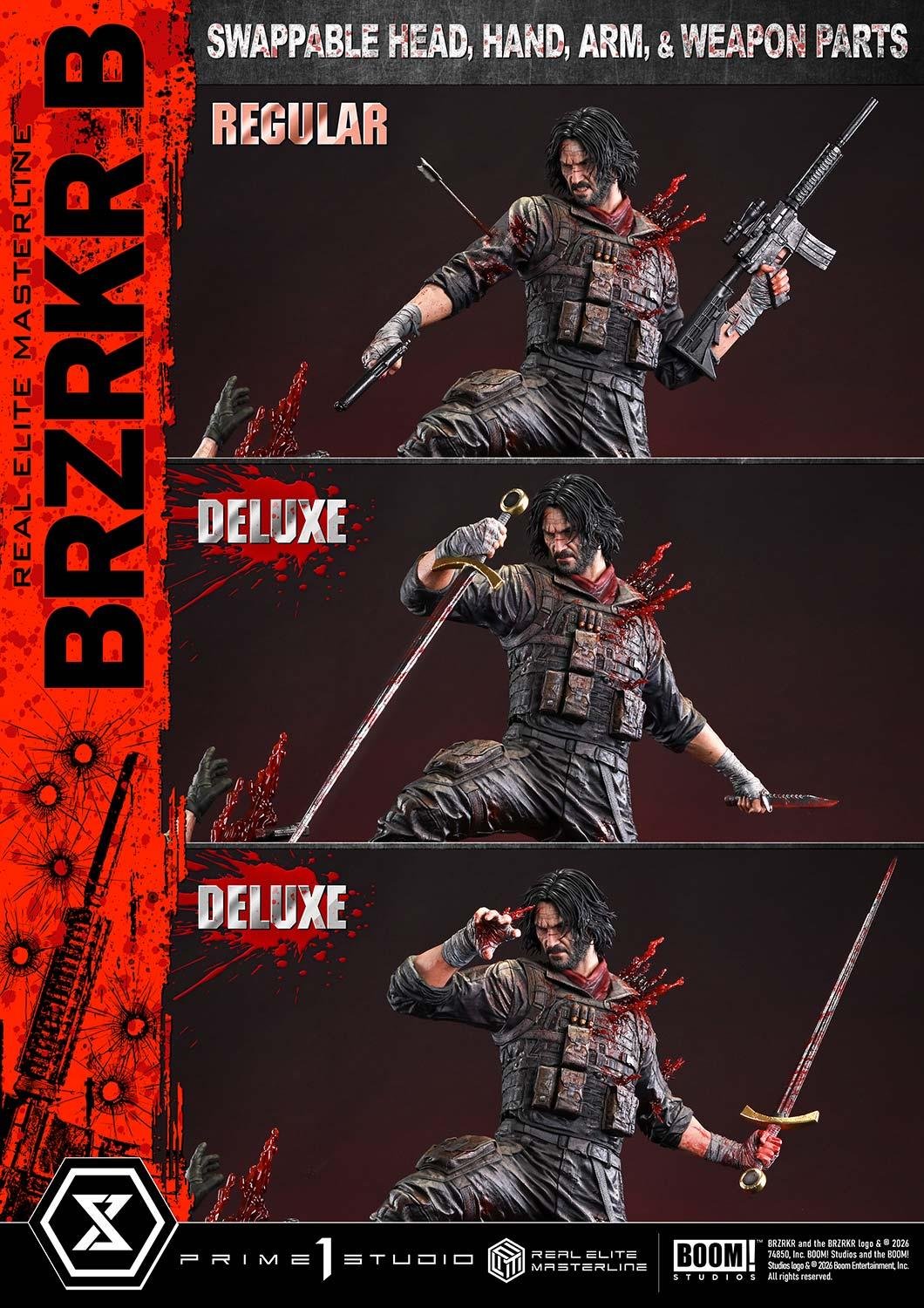 BRZRKR B DELUXE VERSION - REAL ELITE MASTERLINE - 69CM - PRIME 1 STUDIO - Imagen 9