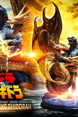 GODZILLA VS. KING GHIDORAH – NORIYOSHI OHRAI HEISEI GODZILLA – LEGACY ART – 82CM – PRIME 1 STUDIO