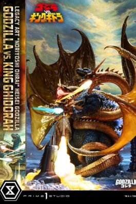 GODZILLA VS. KING GHIDORAH – NORIYOSHI OHRAI HEISEI GODZILLA – LEGACY ART – 82CM – PRIME 1 STUDIO