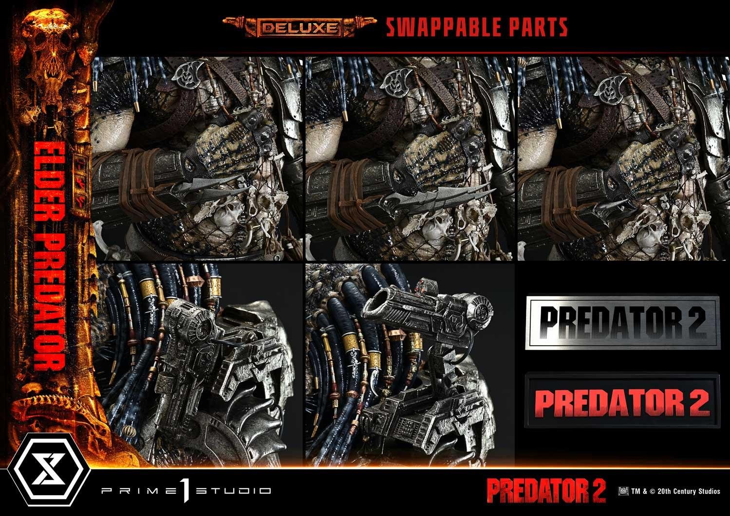 ELDER PREDATOR DELUXE VERSION - PREDATOR 2 (FILM) - MUSEUM MASTERLINE - 94 CM - PRIME 1 STUDIO