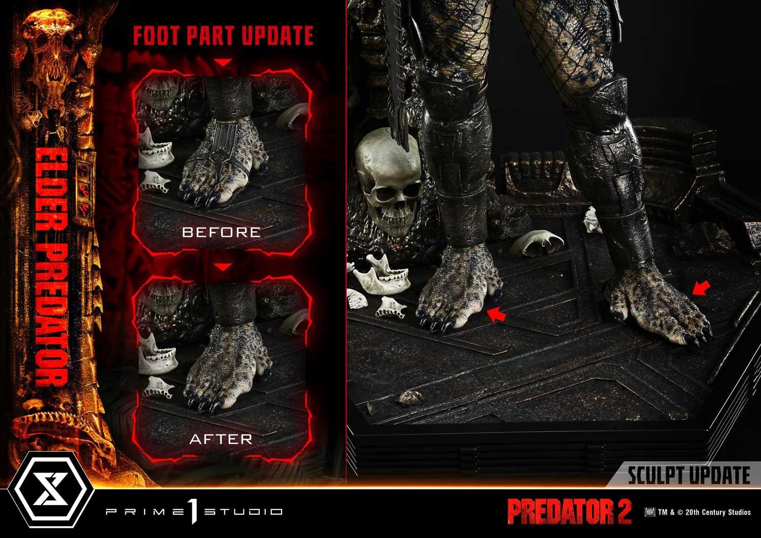 ELDER PREDATOR DELUXE VERSION - PREDATOR 2 (FILM) - MUSEUM MASTERLINE - 94 CM - PRIME 1 STUDIO