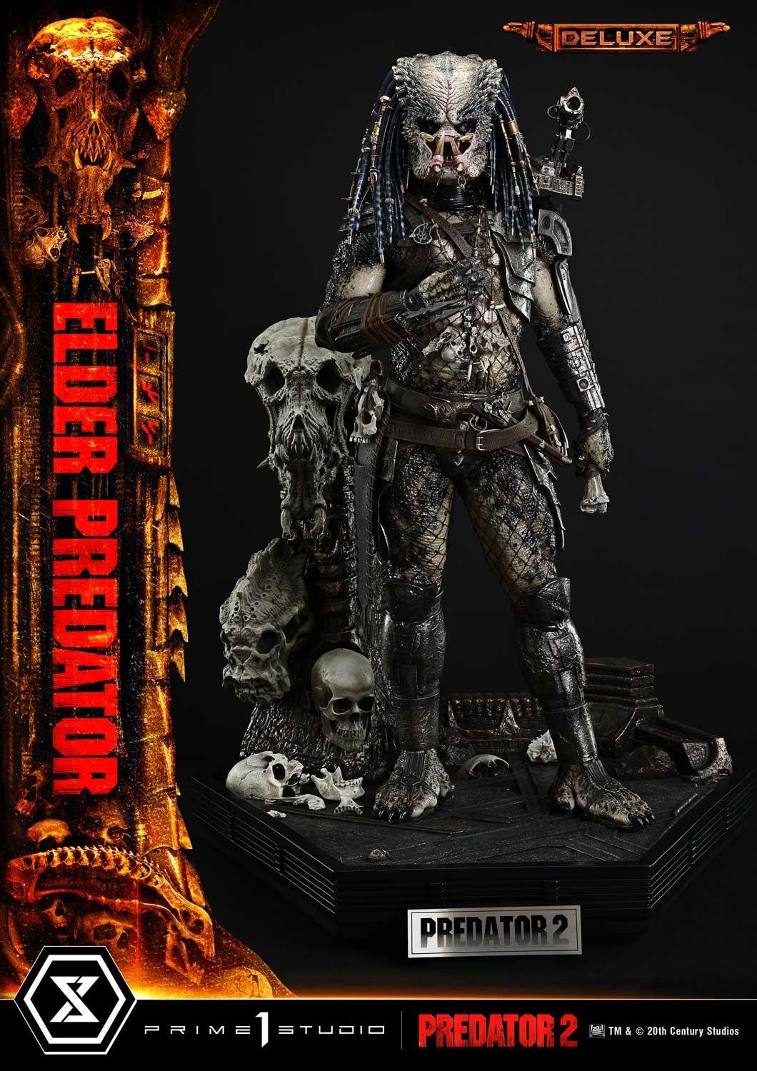 ELDER PREDATOR DELUXE VERSION - PREDATOR 2 (FILM) - MUSEUM MASTERLINE - 94 CM - PRIME 1 STUDIO