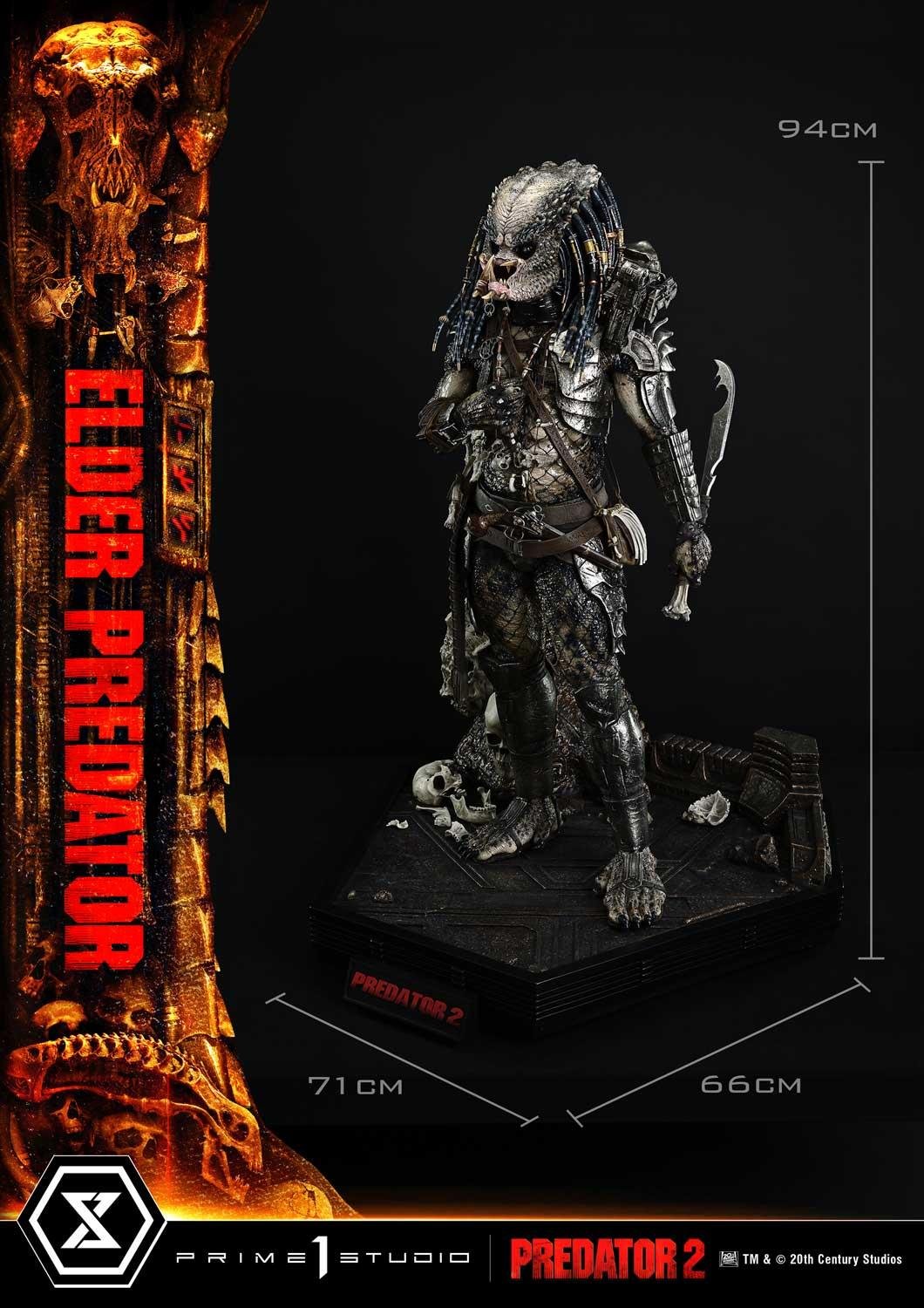 ELDER PREDATOR DELUXE VERSION - PREDATOR 2 (FILM) - MUSEUM MASTERLINE - 94 CM - PRIME 1 STUDIO
