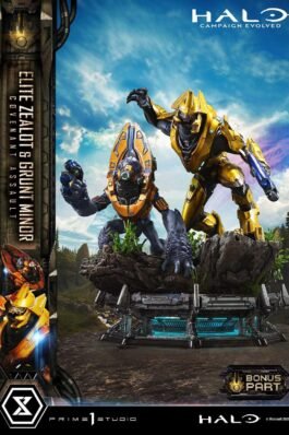 ELITE ZEALOT & GRUNT MINOR: COVENANT ASSAULT BONUS VERSION – HALO: CAMPAIGN EVOLVED – PREMIUM MASTERLINE – 81 CM – PRIME 1 STUDIO