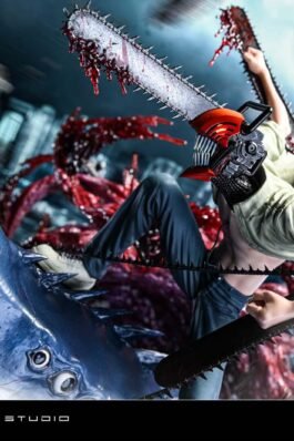 CHAINSAW MAN & BEAM – CHAINSAW MAN – THE MOVIE: REZE ARC – CONCEPT MASTERLINE – 73 CM – PRIME 1 STUDIO