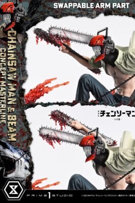 CHAINSAW MAN & BEAM – CHAINSAW MAN – THE MOVIE: REZE ARC – CONCEPT MASTERLINE – 73 CM – PRIME 1 STUDIO