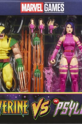 WOLVERINE VS PSYLOCKE – MARVEL – MARVEL LEGENDS – FIGURA 15 CM – HASBRO