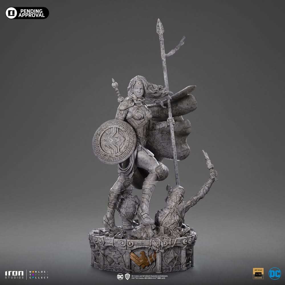 WONDER WOMAN UNLEASHED MARBLE VARIANT - DC COMICS - ART SCALE 1/10 - IRON STUDIOS