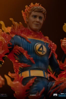 HUMAN TORCH (BLUE SUIT VARIANT) – FANTASTIC FOUR – ART SCALE 1/10 – IRON STUDIOS