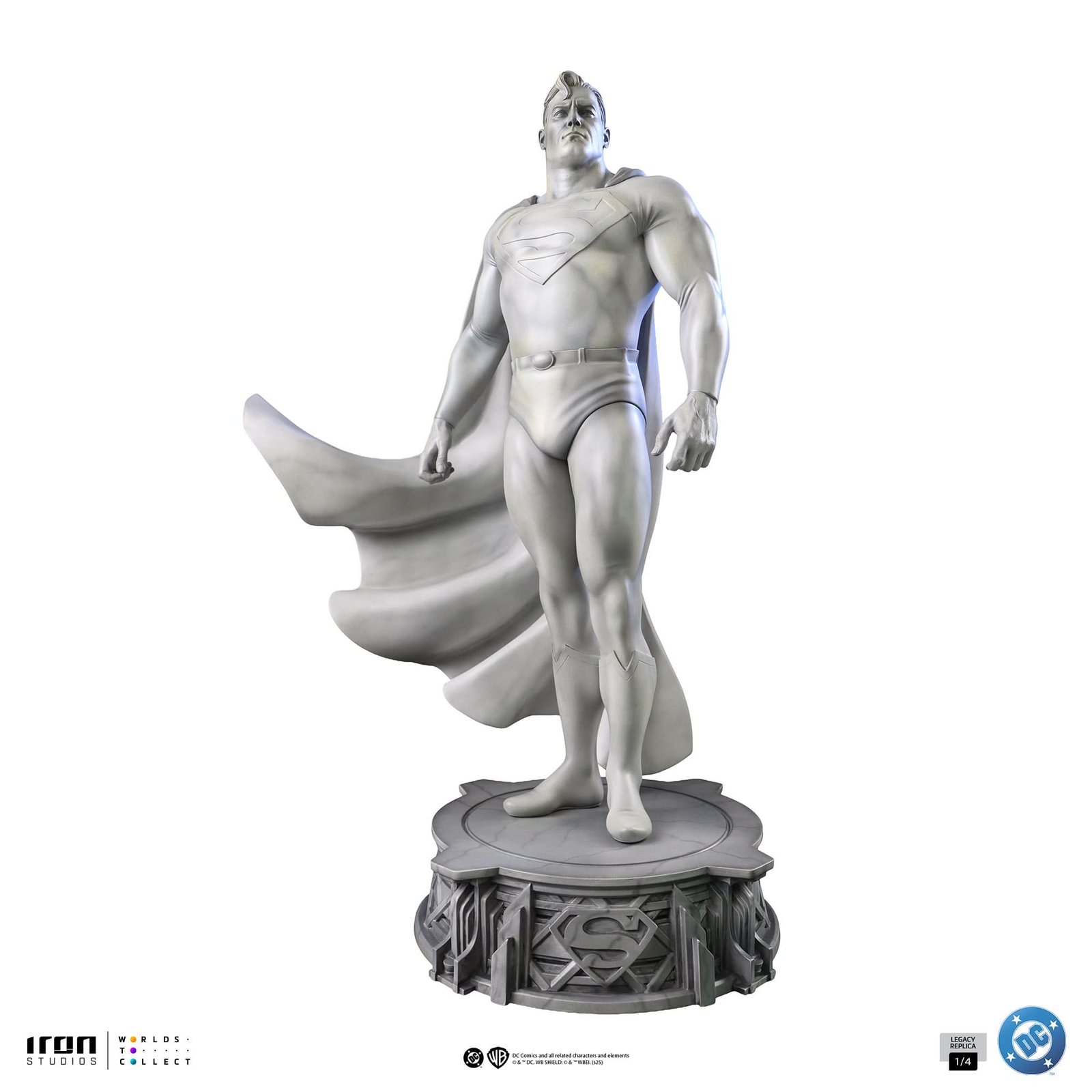 SUPERMAN (MARBLE VERSION) - DC TRINITY - LEGACY REPLICA 1/4 - IRON STUDIOS