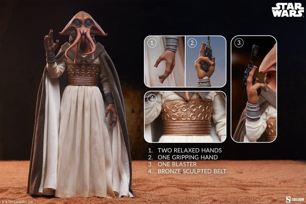 TESSEK - STAR WARS - 32CM - SIDESHOW COLLECTIBLES - Imagen 3