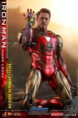 VENGADORES: ENDGAME DIECAST IRON MAN MARK LXXXV (BATTLE DAMAGED VERSION) SPECIAL EDITION – MARVEL – MOVIE MASTERPIECE – 32CM – HOT TOYS