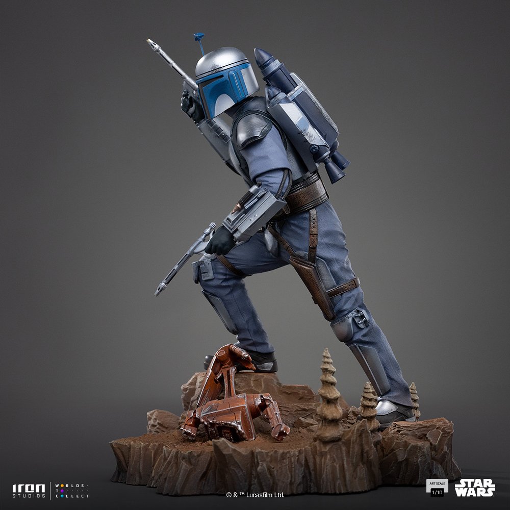 JANGO FETT - STAR WARS - ART SCALE 1/10 - IRON STUDIOS - Imagen 8