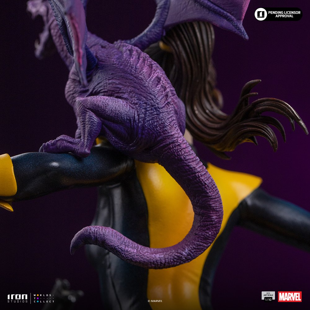 KITTY PRYDE & LOCKHEED - X-MEN COMICS - BDS ART SCALE 1/10 - IRON STUDIOS - Imagen 17