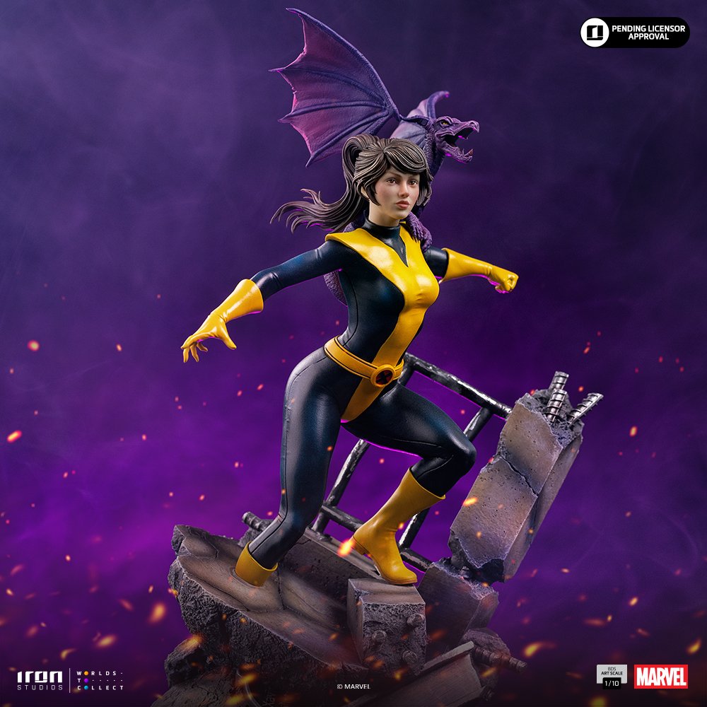KITTY PRYDE & LOCKHEED - X-MEN COMICS - BDS ART SCALE 1/10 - IRON STUDIOS - Imagen 18