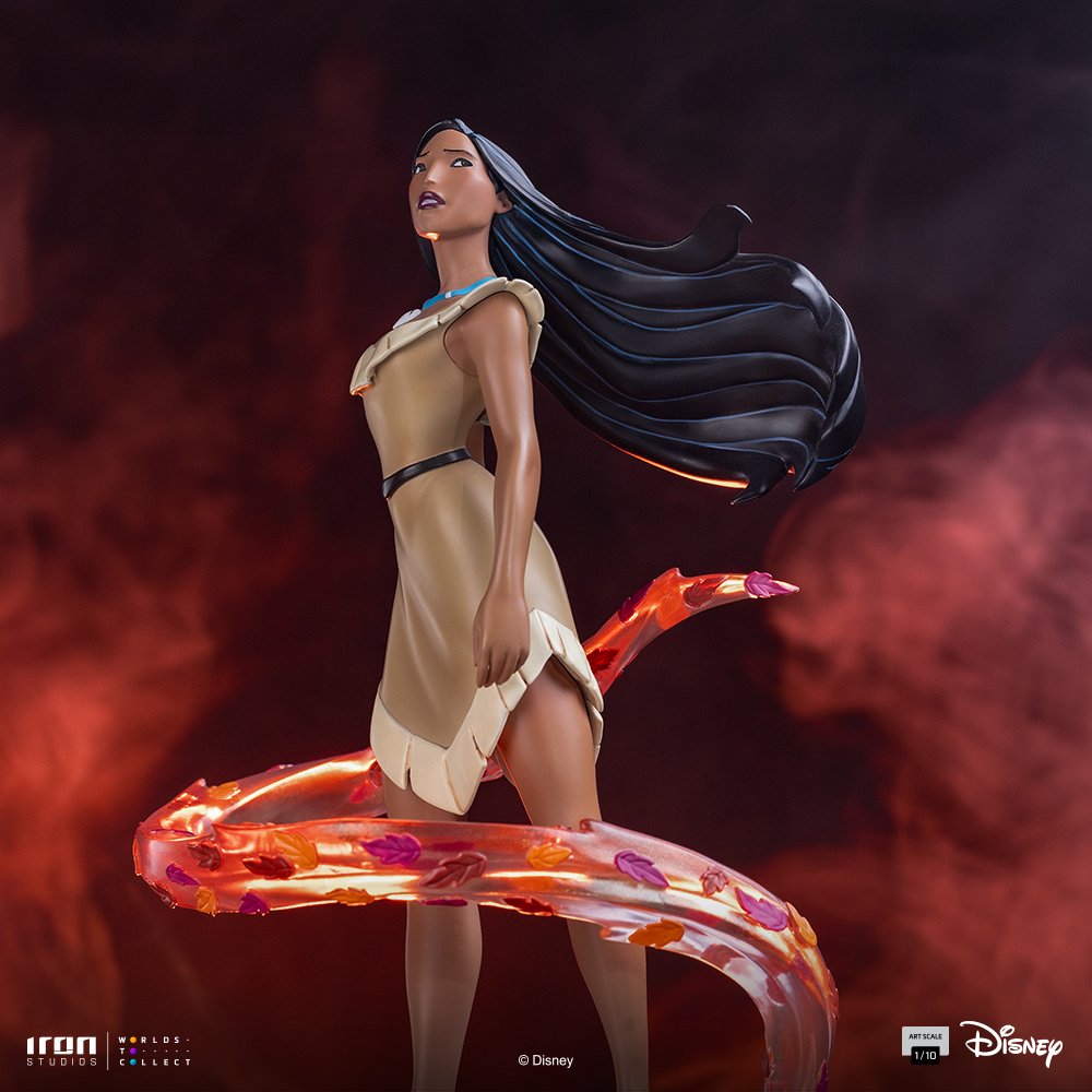 POCAHONTAS COLORS OF THE WIND VER. - DISNEY CLASSICS - ART SCALE 1/10 - IRON STUDIOS - Imagen 19