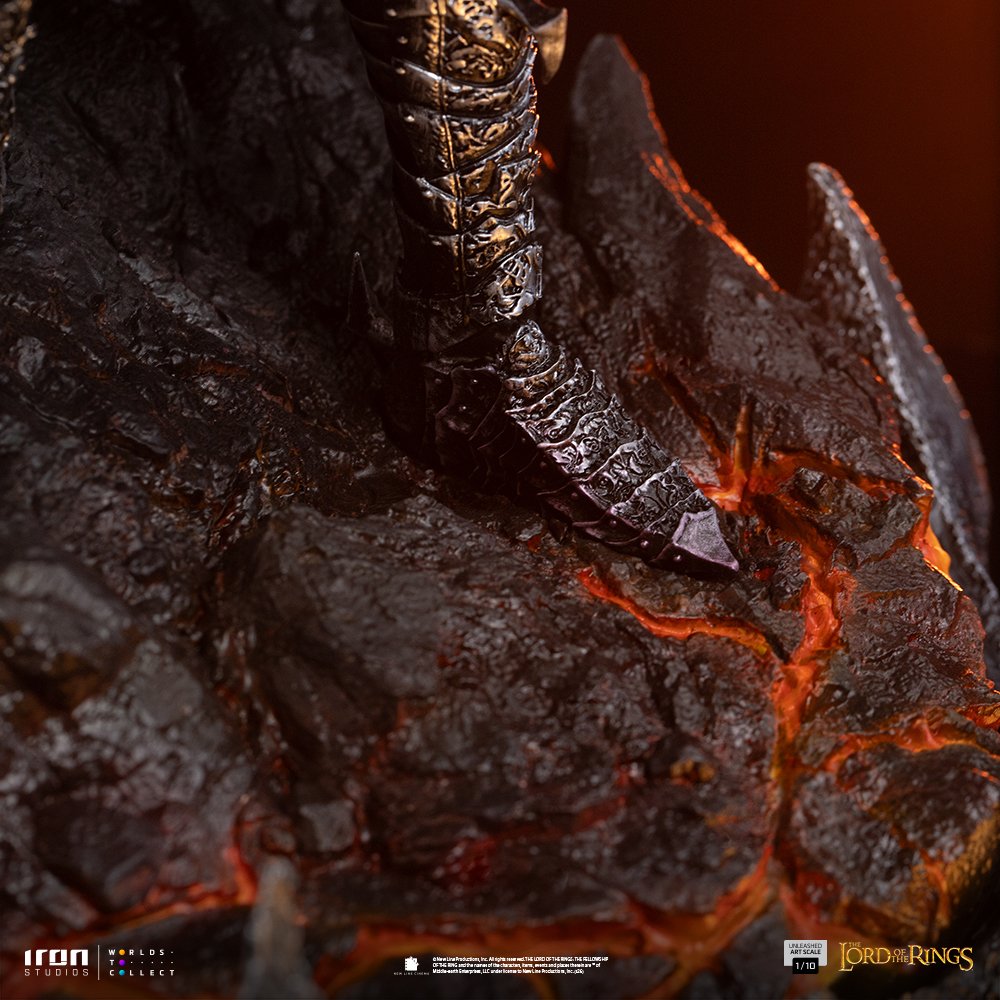 SAURON UNLEASHED - THE LORD OF THE RINGS - ART SCALE 1/10 - IRON STUDIOS - Imagen 11