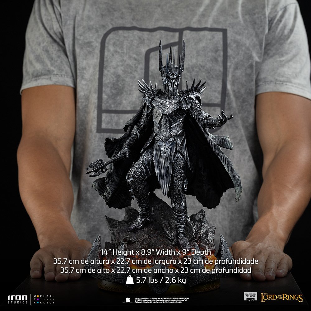 SAURON UNLEASHED - THE LORD OF THE RINGS - ART SCALE 1/10 - IRON STUDIOS - Imagen 25