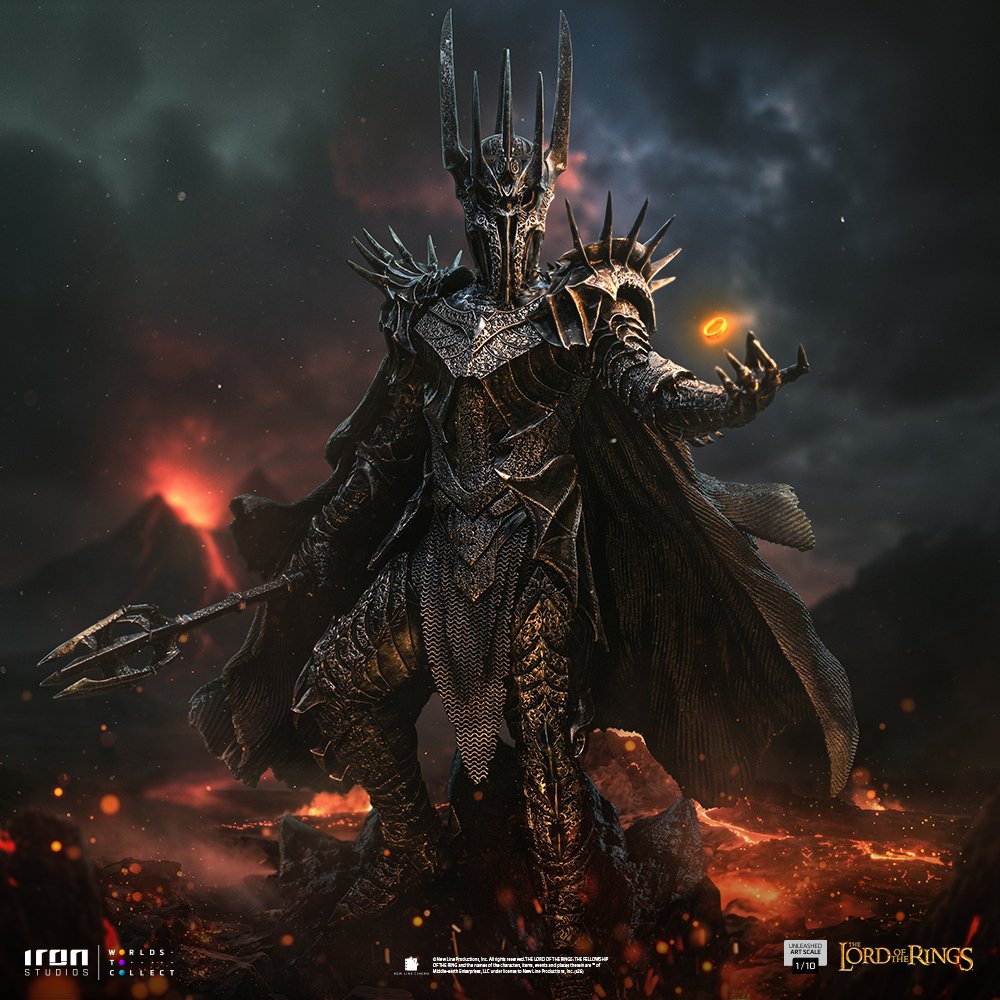 SAURON UNLEASHED - THE LORD OF THE RINGS - ART SCALE 1/10 - IRON STUDIOS - Imagen 24