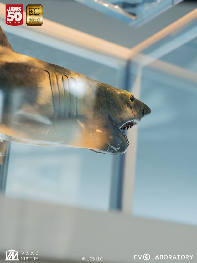 MAQUETA JAWS BRONZE - TIBURÓN - 1/18 - 60 CM - ELITE CREATURE COLLECTIBLES - Imagen 12