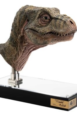 THE LOST WORLD: JURASSIC PARK JUNIOR T-REX PROP (REPRODUCTION) – JURASSIC PARK – RÉPLICA 1/1 – 39 CM – ELITE CREATURE COLLECTIBLES