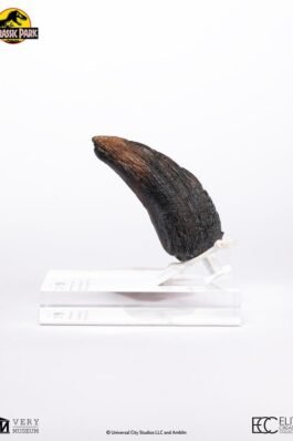 JURASSIC PARK RÉPLICA VELOCIRAPTOR TOENAIL TYPE A – JURASSIC PARK 1 – 1/1 – 11 CM – ELITE CREATURE COLLECTIBLES