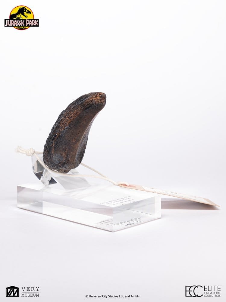 JURASSIC PARK RÉPLICA VELOCIRAPTOR TOENAIL TYPE A - JURASSIC PARK 1 - 1/1 - 11 CM - ELITE CREATURE COLLECTIBLES - Imagen 6