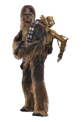 CHEWBACCA WITH DISASSEMBLED C-3PO – STAR WARS EPISODE V – MOVIE MASTERPIECE – 36CM – HOT TOYS