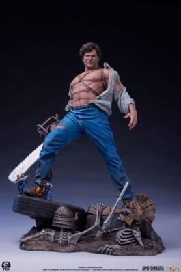 PREMIER SERIES ASH – ARMY OF DARKNESS – 1/4 – 53 CM – PREMIUM COLLECTIBLES STUDIO