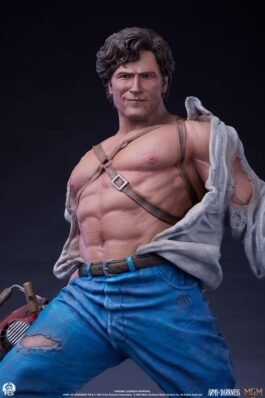 PREMIER SERIES ASH – ARMY OF DARKNESS – 1/4 – 53 CM – PREMIUM COLLECTIBLES STUDIO