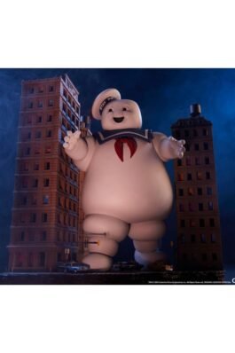 LOS CAZAFANTASMAS DIORAMA STATUETTE STAY PUFT MARSHMALLOW MAN DELUXE EDITION – CAZAFANTASMAS – 74 CM – PREMIUM COLLECTIBLES STUDIO