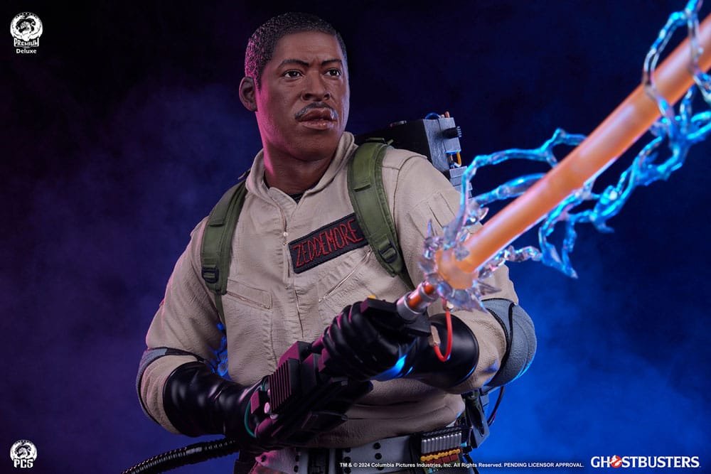GHOSTBUSTERS PREMIER SERIES WINSTON DELUXE VERSION - CAZAFANTASMAS - 1/4 - 48 CM - PREMIUM COLLECTIBLES STUDIO - Imagen 9